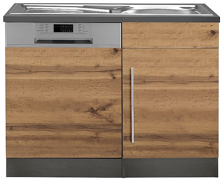 KOCHSTATION Spülenschrank "KS-Samos", 110 cm breit, inkl. Tür/Sockel für Ge günstig online kaufen