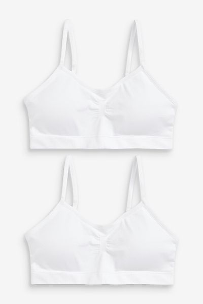 Next Crop-Top Nahtlose Kurz-Trägertops im 2er-Pack günstig online kaufen