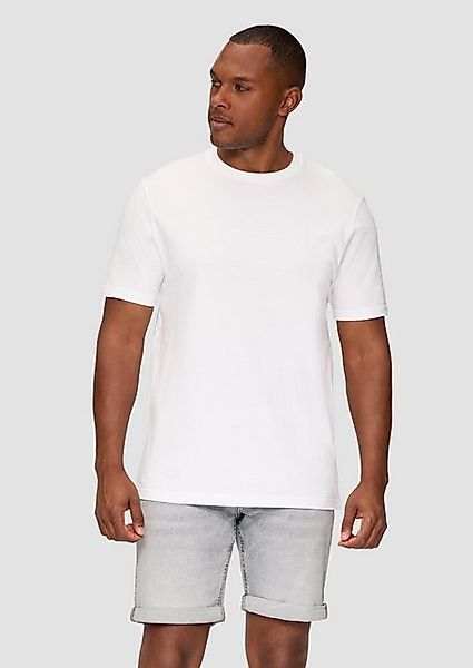 QS Kurzarmshirt T-Shirt mit Rundhalsausschnitt günstig online kaufen