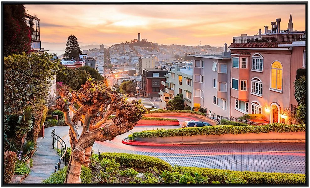 Papermoon Infrarotheizung »Lombard Street in San Francisco«, sehr angenehme günstig online kaufen