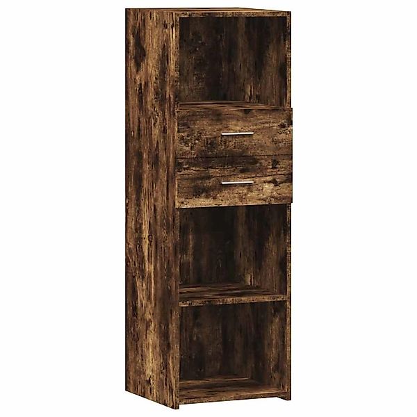 vidaXL Highboard Räuchereiche 40x42,5x124 cm Holzwerkstoff 846163 günstig online kaufen