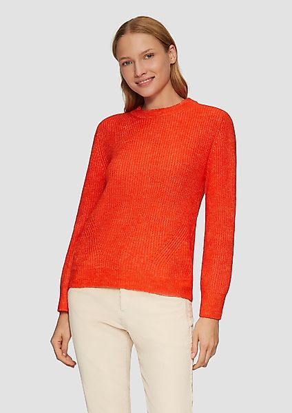 s.Oliver Strickpullover Strickpullover mit Rippdetail und günstig online kaufen