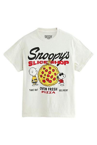 Next T-Shirt Offizielles Snoopy T-Shirt mit Pizza-Grafik (1-tlg) günstig online kaufen