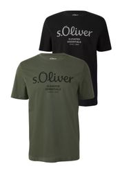 s.Oliver T-Shirt Casual (2-tlg) mit Rundhals-Ausschnitt, günstig online kaufen