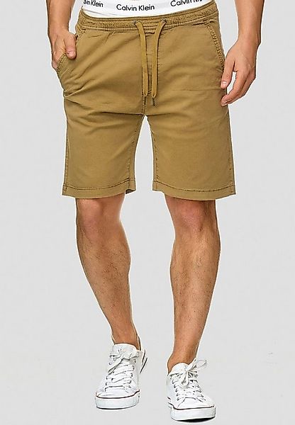 Indicode Chinoshorts Herren Kelowna Chino Shorts Herrenshorts mit elastisch günstig online kaufen