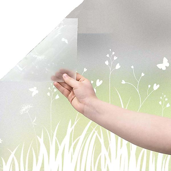 Coonoor Fensterfolie Blickdicht Löwenzahn Sichtschutzfolie Anti-UV günstig online kaufen