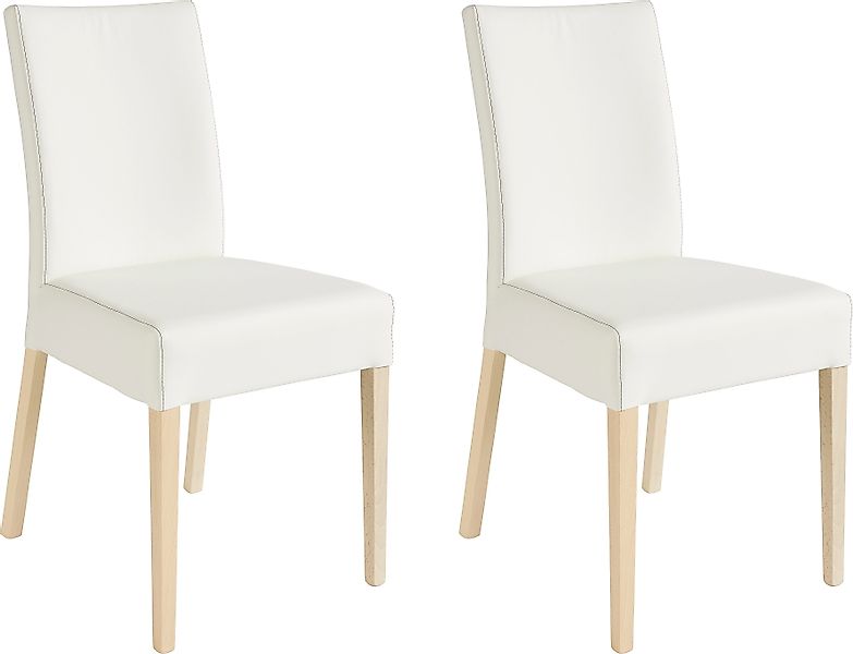 Home affaire 4-Fußstuhl "Umag" (Set) 2 Stk.Sitz und Rücken gepolstert günstig online kaufen