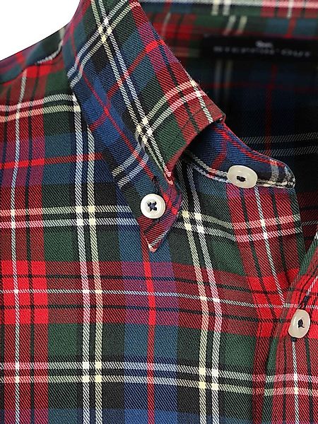 Steppin' Out Hemd Flanel Checks Rot - Größe M günstig online kaufen