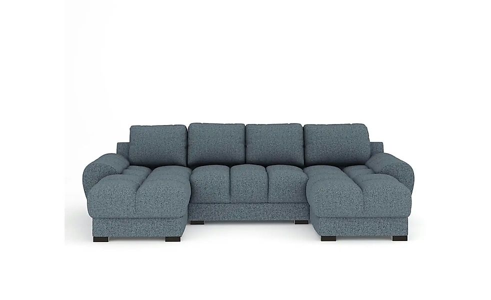Wohnlandschaft  Peebles ¦ blau ¦ Maße (cm): B: 330 H: 90 Polstermöbel > Sof günstig online kaufen