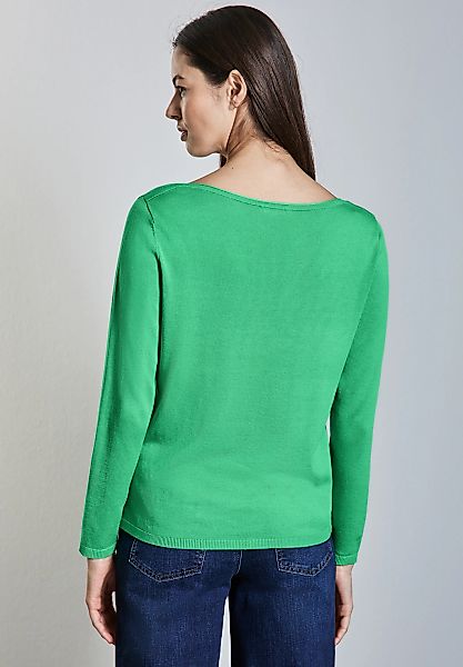 STREET ONE Strickpullover mit U-Boot-Ausschnitt günstig online kaufen