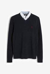Next 2-in-1-Pullover Pullover mit Hemdkragen (1-tlg) günstig online kaufen