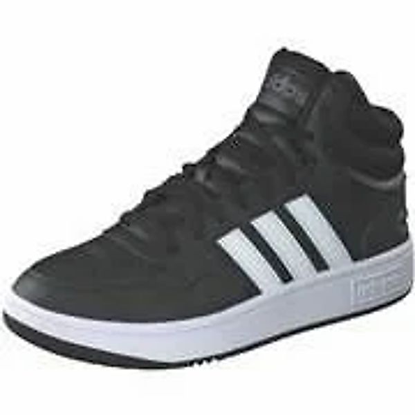 adidas Hoops 3.0 Mid Sneaker Herren schwarz|schwarz günstig online kaufen