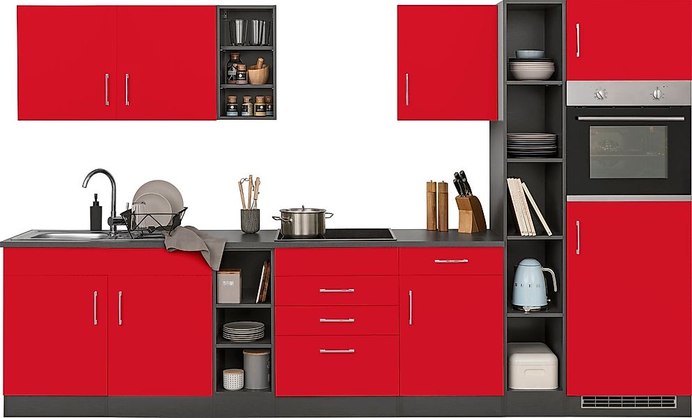 KOCHSTATION Küchenzeile »KS-Paris – Küchen mit einzigartigen Fotomotiven au günstig online kaufen