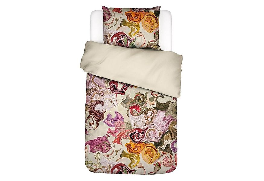 Essenza Bettwäsche Isaline Vanille Satin, Satin, 2 teilig, Blumenformen, ku günstig online kaufen