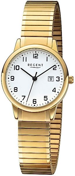 Regent Quarzuhr W0277 - 3310.39.99, Armbanduhr, Damenuhr, Datum, Flexband, günstig online kaufen