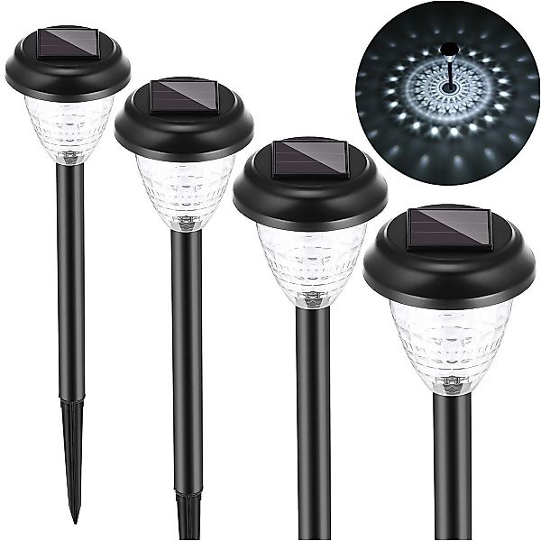 LETGOSPT LED Solarleuchte 4stck Upgrade Solar günstig online kaufen