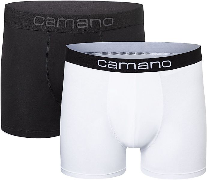 Camano Boxershorts "comfort" 2er Pack, mit elastischem Logobund günstig online kaufen