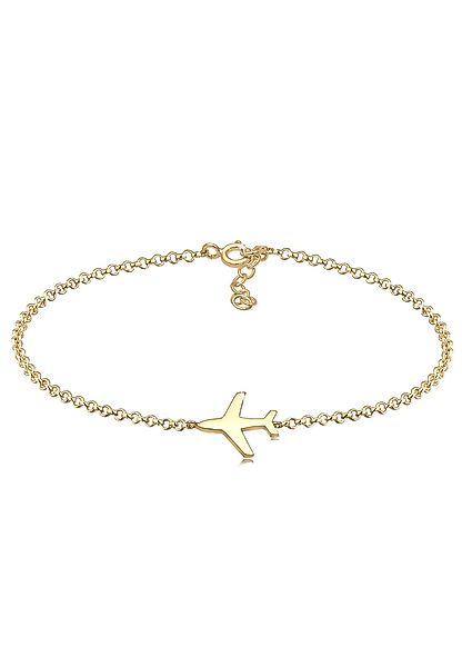 Elli Armband Flugzeug Reise 925 Silber, günstig online kaufen