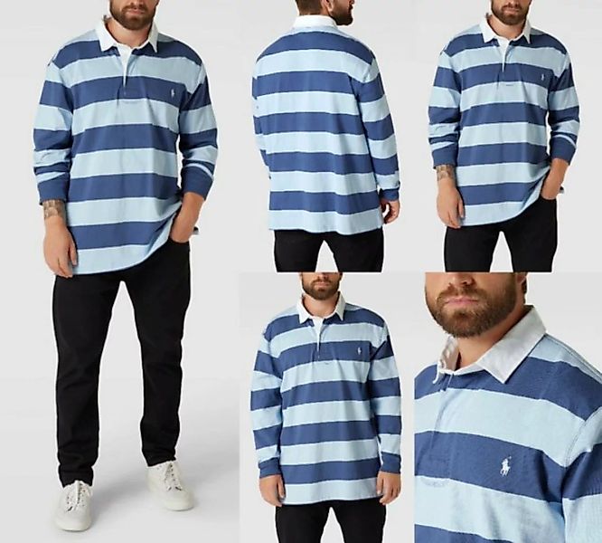 Ralph Lauren Sweatshirt POLO RALPH LAUREN BIG & TALL Rugby Polo Shirt Sweat günstig online kaufen