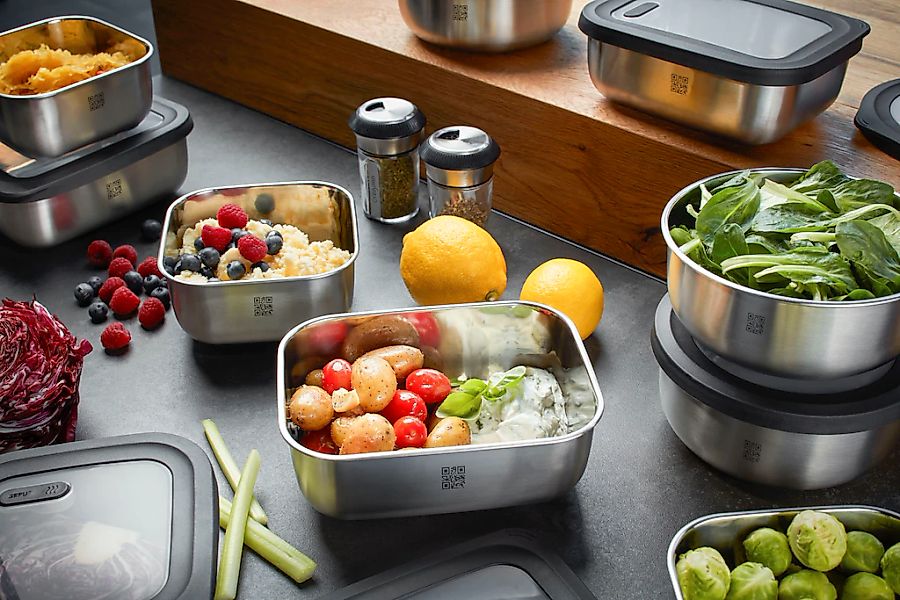 GEFU Aufbewahrungssystem "PROVIDO" Set, 2 Stk. tlg. luftdicht, auslaufsiche günstig online kaufen
