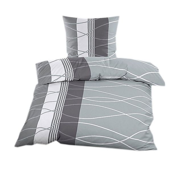 Casa Colori Bettwäsche Biber 135x200 cm mit Reißverschluss, Biber, 2 teilig günstig online kaufen