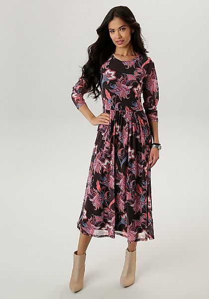 Aniston SELECTED Midikleid mit floralem Muster günstig online kaufen