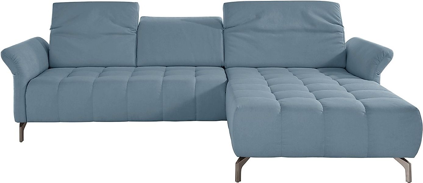 INOSIGN Ecksofa "Fresh L-Form" Federkern, wahlweise Kopfteilverstellung und günstig online kaufen