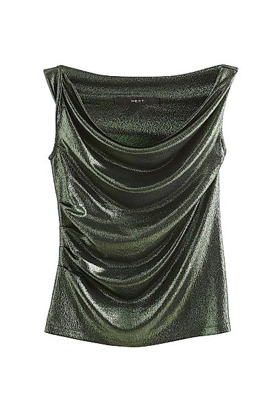 Next Blusentop Trägertop mit glitzerndem Wasserfallausschnitt günstig online kaufen