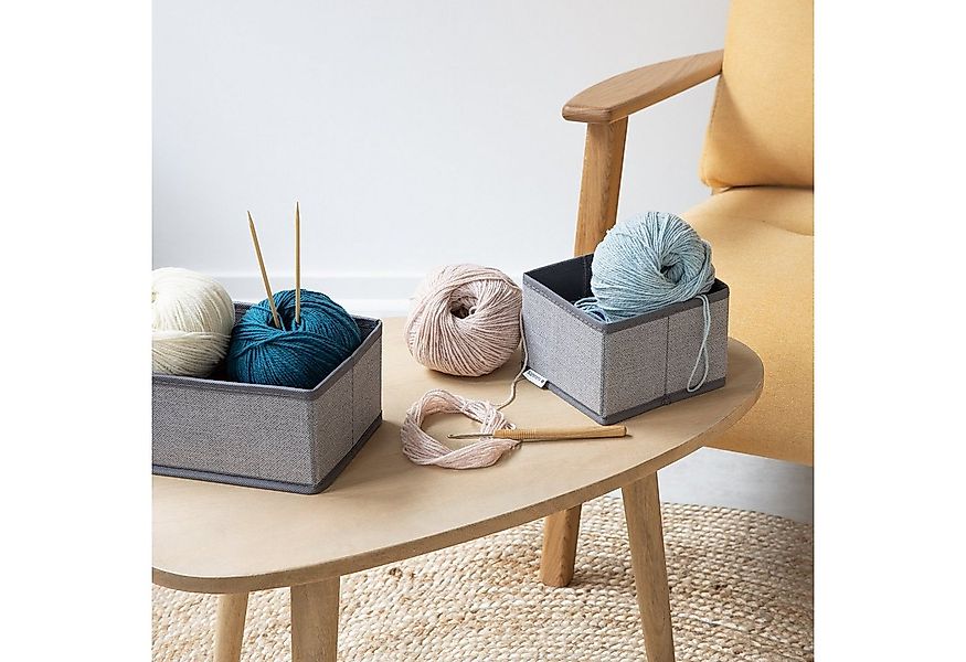 Navaris Aufbewahrungsbox Stoffboxen-Organizer - 12 Stück in verschiedenen G günstig online kaufen