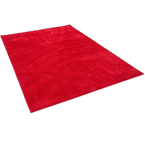 Pergamon Luxus Super Soft Hochflor Langflor Teppich Melia Weinrot 160x230cm günstig online kaufen