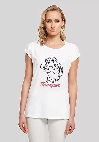 F4NT4STIC T-Shirt Bambi Klopfer Line Zeichnung Print günstig online kaufen