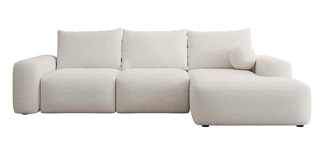 NADUVI Collection | Ecksofa mit Schlaffunktion Calvados rechts Chenille günstig online kaufen
