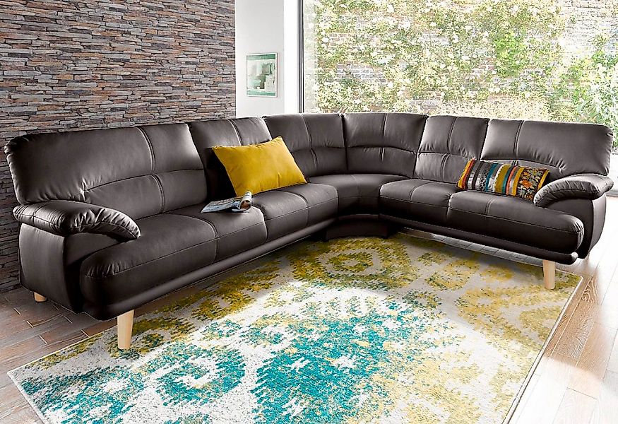 TRENDMANUFAKTUR Polsterecke »Cecilia, italienisches Designsprache, modern u günstig online kaufen
