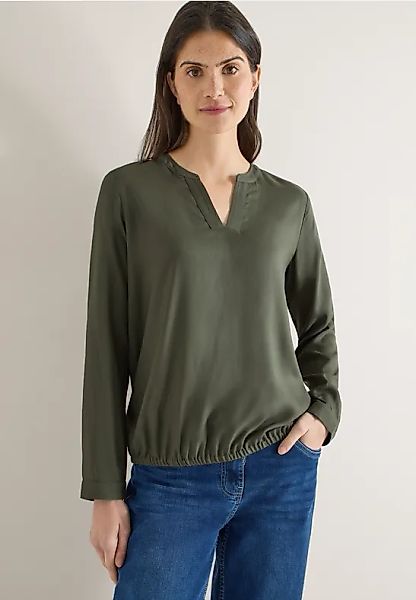 Bluse in Unifarbe günstig online kaufen