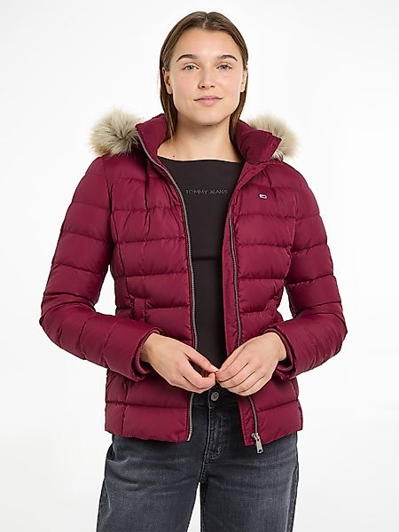Tommy Jeans Steppjacke "TJW BASIC HOODED DOWN JACKET EXT" mit Kapuze mit Lo günstig online kaufen