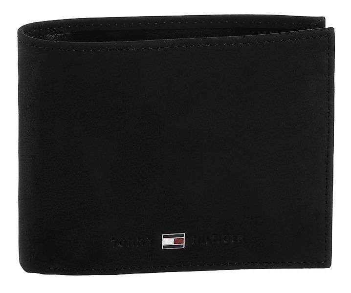 Tommy Hilfiger Geldbörse "JOHNSON CC FLAP AND COIN POCKET" in schlichter Op günstig online kaufen