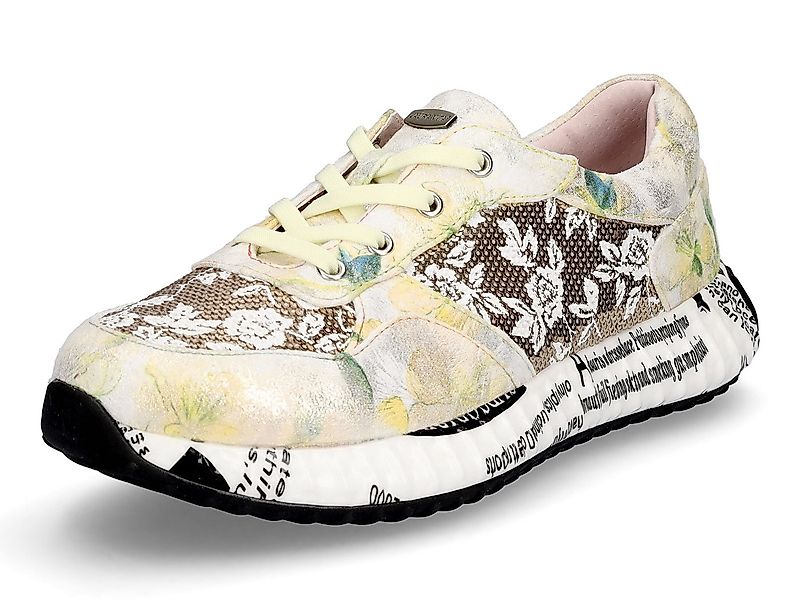 LAURA VITA Laura Vita Damen Sneaker hellgelb multi Sneaker günstig online kaufen