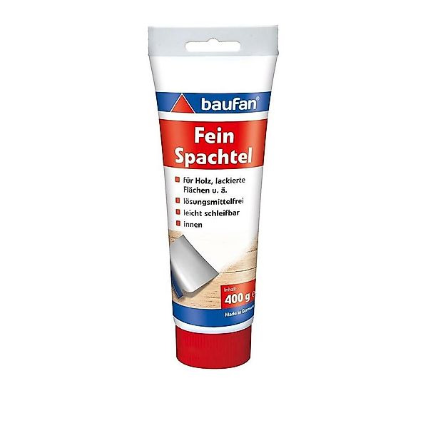 baufan® Spachtelmasse Feinspachtel 400 g Spachtel günstig online kaufen