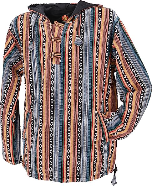 Guru-Shop Sweater Goa Kapuzenshirt, Baja Hoodie, günstig online kaufen