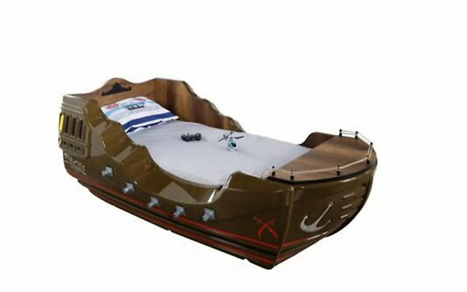 JVmoebel Kinderbett Boot Bett Schlafzimmer Kinderbett 100x200 Kinderzimmer günstig online kaufen
