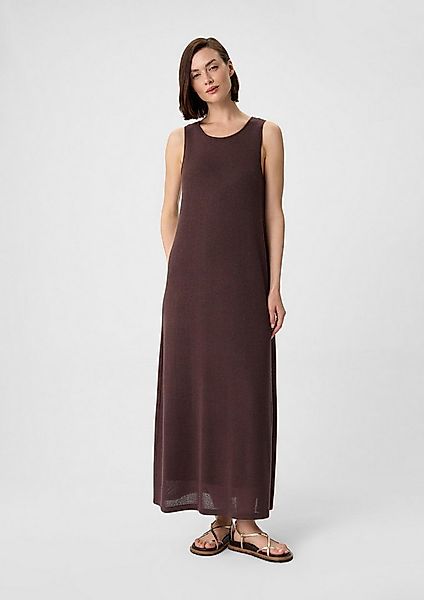 comma Maxikleid Kleid Strickkleid aus Viskosemix günstig online kaufen