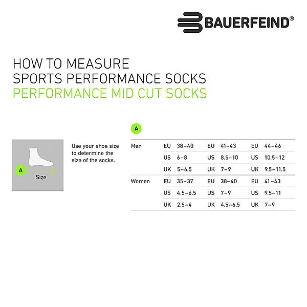 Bauerfeind Sportsocken Run Performance Mid Cut günstig online kaufen