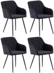 CLP Küchenstuhl Shila (4er Set), Metall, günstig online kaufen