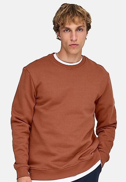 ONLY & SONS Rundhalspullover Connor (1-tlg) Sweatshirt - Baumwolle - Atmung günstig online kaufen