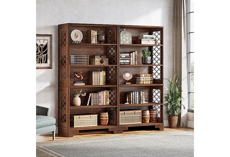 Tribesigns Bücherregal 6-stöckiges Standregal, 180cm regal Holz, offenes Au günstig online kaufen