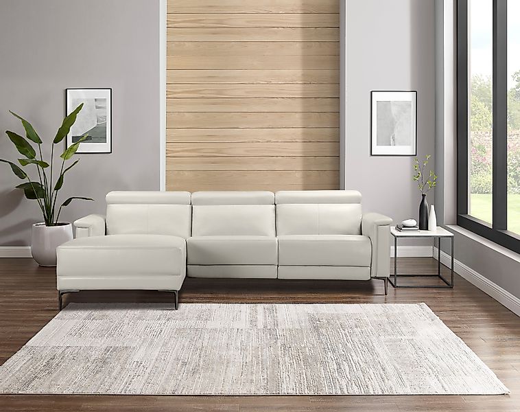 Places of Style Ecksofa Lund, mit man. o. elektr. Relaxfunktion und USB/ Ko günstig online kaufen