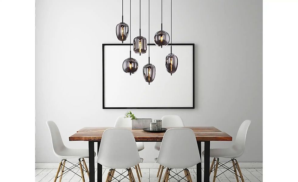 Globo Lighting Pendelleuchte   ¦ schwarz ¦ Maße (cm): B: 80 H: 120 T: 34.0 günstig online kaufen