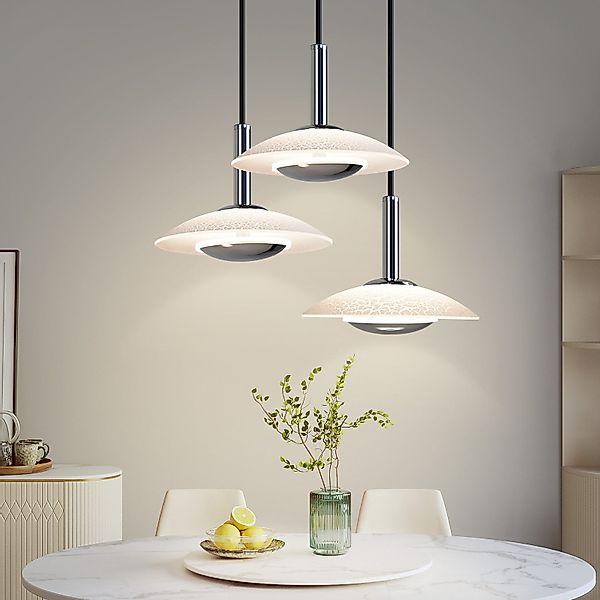 Nettlife LED Pendelleuchte Hängelampe Esstisch Glas günstig online kaufen