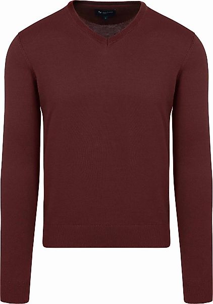 Suitable Respect Baumwolle Vinir Pullover Bordeaux - Größe L günstig online kaufen