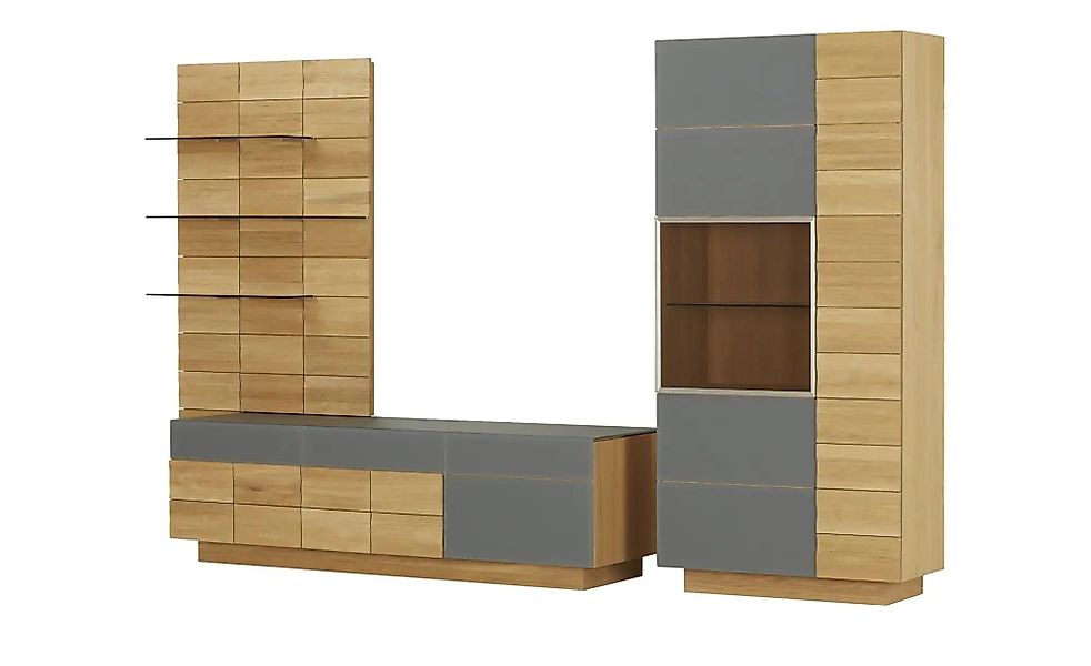 VOGLAUER Wohnkombination  Vmontanara ¦ holzfarben ¦ Maße (cm): B: 336 H: 20 günstig online kaufen